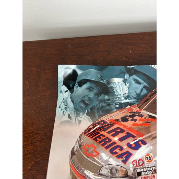 Vintage Darrell Waltrip #17 25th anniversary Silver Car Picture Card - Picture 3 of 5
